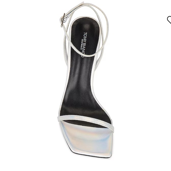 Nearly-new Tony Bianco Silver ‘Banji’ Heels, Size 7.5 - Picture 3 of 11